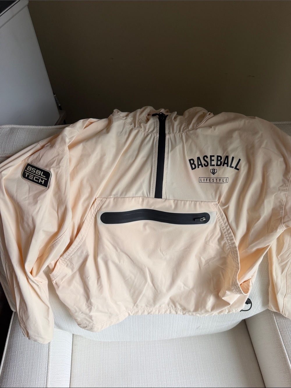 Kids XL 'Baseball Lifestyle' Packable Rain Pullover